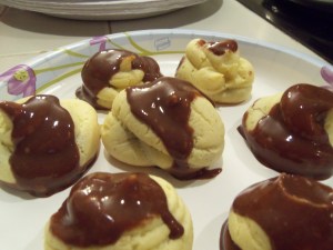 Close up of Cream Puffs