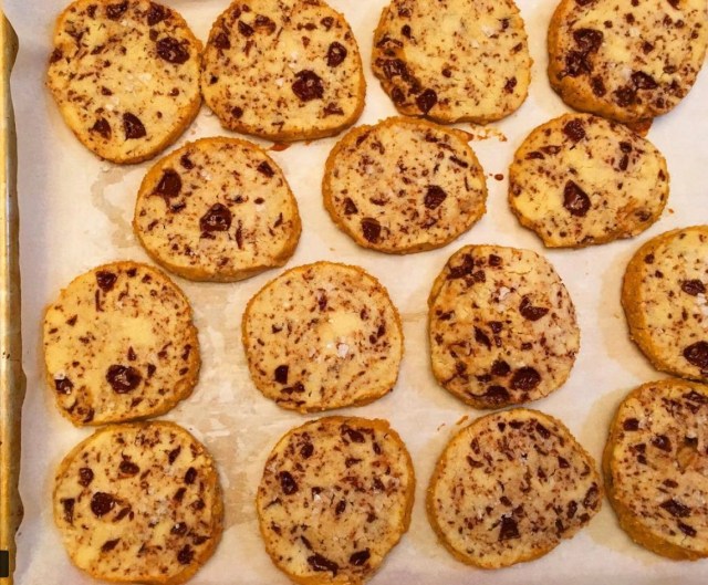 Salted Shortbread Cookies