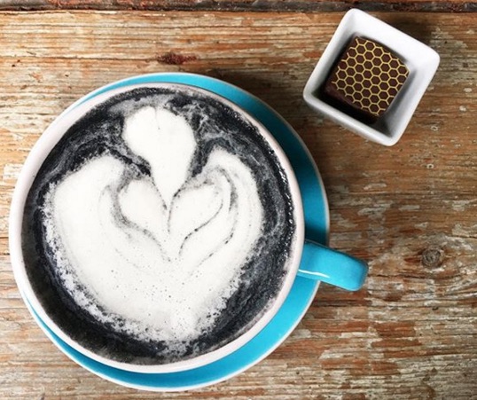 Activated Charcoal Latte