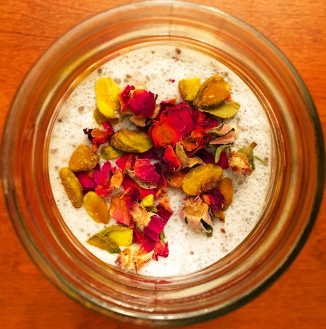 Cardamom Rose Chia Pudding