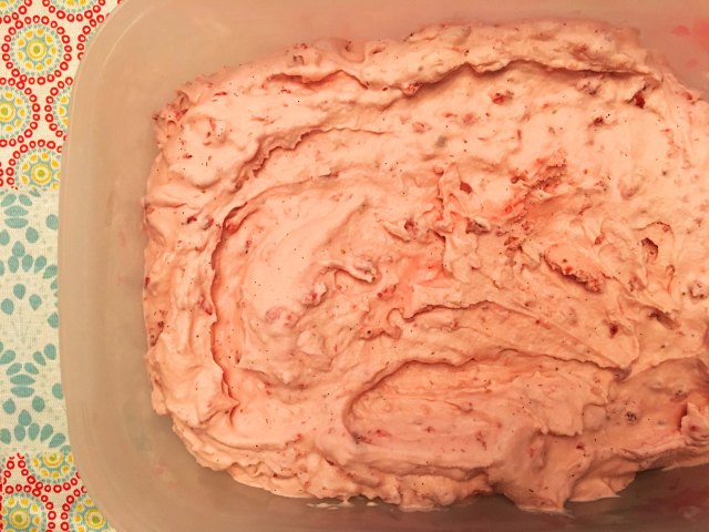 Strawberry Ice Cream Container
