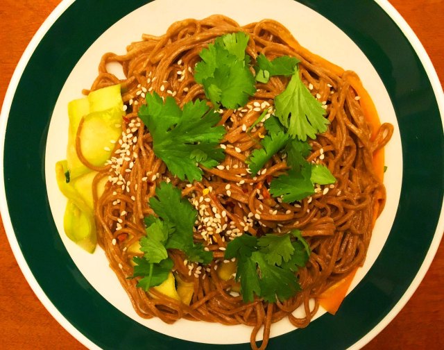 Soba Noodle Tahini Salad